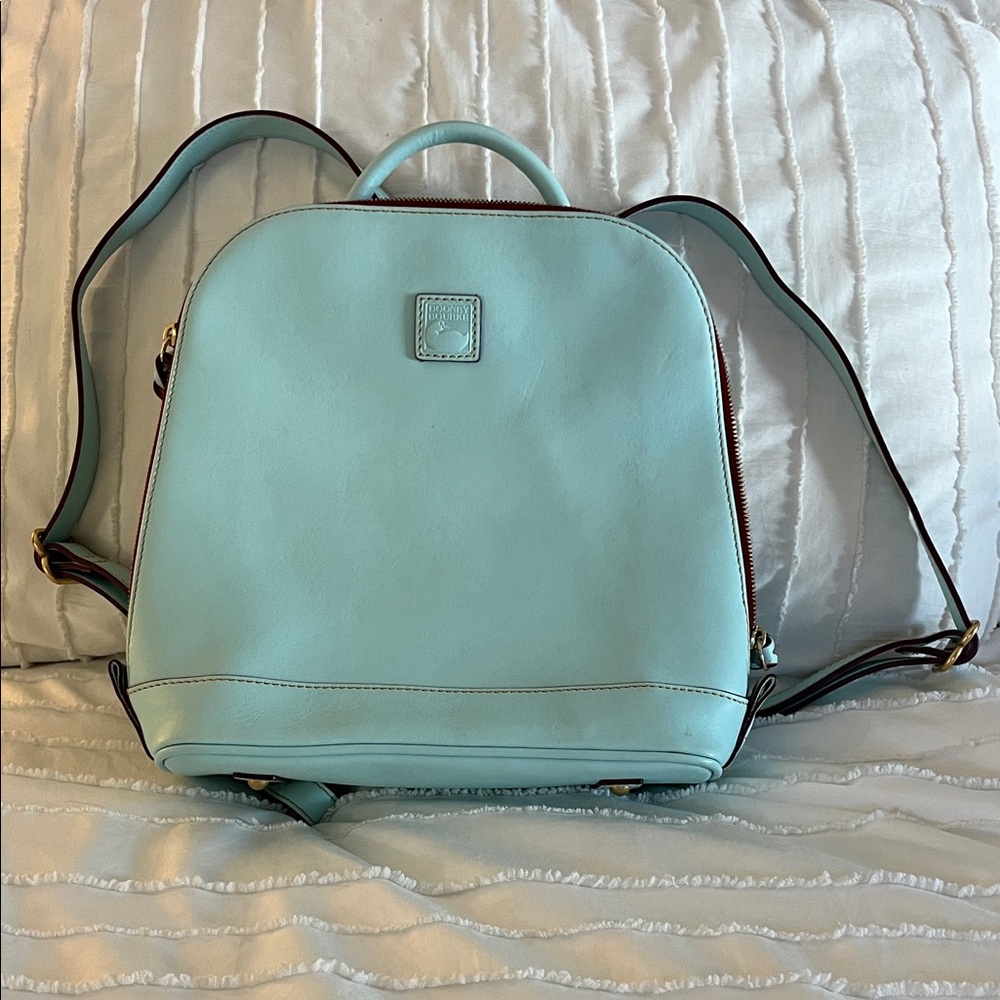 Dooney & Bourke Aqua Leather Backpack